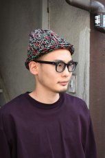 画像5: Indietro Association (インディエトロアソシエーション) Four Different Yarns Cap [BLACK] (5)