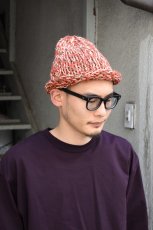 画像5: Indietro Association (インディエトロアソシエーション) Four Different Yarns Cap [BROWN] (5)