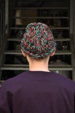 画像9: Indietro Association (インディエトロアソシエーション) Four Different Yarns Cap [BLACK] (9)