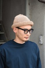 画像5: Indietro Association (インディエトロアソシエーション) Roll Knit Cap [BEIGE] (5)