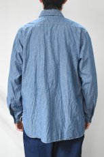 画像5: orslow (オアスロウ) RELAX FIT CHAMBRAY WORK SHIRT [CHAMBRAY] (5)