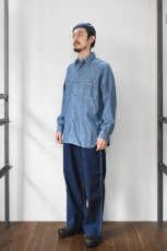 画像7: orslow (オアスロウ) WIDE FIT 30's PAINTER PANTS DENIM [ONE WASH] (7)
