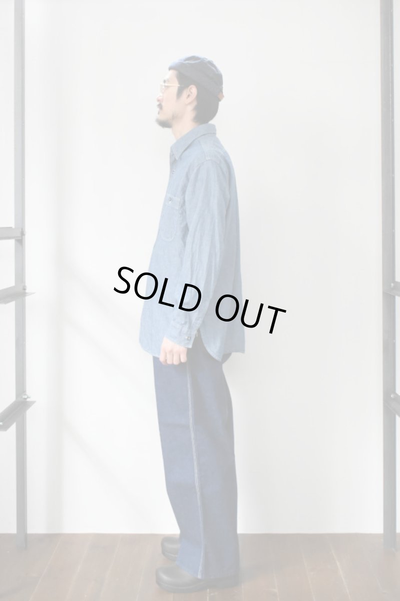 画像8: orslow (オアスロウ) RELAX FIT CHAMBRAY WORK SHIRT [CHAMBRAY] (8)