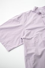 画像13: SOWBOW (ソウボウ) 蒼氓シャツ Front Tuck Pullover Shirts S/S [PURPLE] (13)