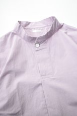 画像10: SOWBOW (ソウボウ) 蒼氓シャツ Front Tuck Pullover Shirts S/S [PURPLE] (10)