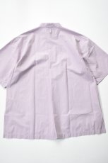 画像17: SOWBOW (ソウボウ) 蒼氓シャツ Front Tuck Pullover Shirts S/S [PURPLE] (17)