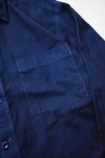 画像12: SOWBOW (ソウボウ) 蒼氓シャツ Round Bottom RC Shirts [DK.INDIGO] (12)