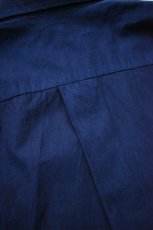画像20: SOWBOW (ソウボウ) 蒼氓シャツ One Piece Collar Wide Shirts [DK.INDIGO] (20)