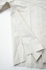 画像15: SOWBOW (ソウボウ) 蒼氓シャツ Front Tuck Pullover Shirts S/S [NATURAL] (15)