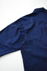 画像21: SOWBOW (ソウボウ) 蒼氓シャツ One Piece Collar Wide Shirts [DK.INDIGO] (21)