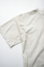 画像20: SOWBOW (ソウボウ) 蒼氓シャツ Front Tuck Pullover Shirts S/S [NATURAL] (20)