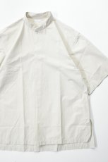 画像1: SOWBOW (ソウボウ) 蒼氓シャツ Front Tuck Pullover Shirts S/S [NATURAL] (1)