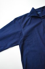 画像12: SOWBOW (ソウボウ) 蒼氓シャツ One Piece Collar Wide Shirts [DK.INDIGO] (12)