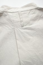 画像19: SOWBOW (ソウボウ) 蒼氓シャツ Front Tuck Pullover Shirts S/S [NATURAL] (19)