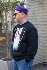 画像4: NOVELTY TEES (ノベルティティーズ) AFTER PARTY TUXEDO PRINT SWEAT [RED/BLACK] (4)