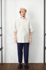 画像6: SOWBOW (ソウボウ) 蒼氓シャツ Front Tuck Pullover Shirts S/S [NATURAL] (6)