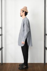 画像8: MOJITO (モヒート) CLARENCE SHIRT Stripe [NAVY] (8)