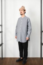 画像7: MOJITO (モヒート) CLARENCE SHIRT Stripe [NAVY] (7)