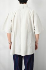 画像5: SOWBOW (ソウボウ) 蒼氓シャツ Front Tuck Pullover Shirts S/S [NATURAL] (5)
