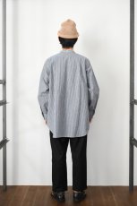 画像9: MOJITO (モヒート) CLARENCE SHIRT Stripe [NAVY] (9)