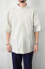画像3: SOWBOW (ソウボウ) 蒼氓シャツ Front Tuck Pullover Shirts S/S [NATURAL] (3)