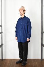画像7: SOWBOW (ソウボウ) 蒼氓シャツ Round Bottom RC Shirts [DK.INDIGO] (7)