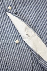 画像13: MOJITO (モヒート) CLARENCE SHIRT Stripe [NAVY] (13)