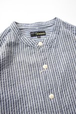 画像10: MOJITO (モヒート) CLARENCE SHIRT Stripe [NAVY] (10)