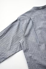 画像19: MOJITO (モヒート) CLARENCE SHIRT Stripe [NAVY] (19)