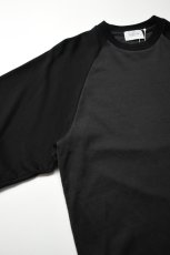 画像12: FLISTFIA (フリストフィア) Baseball 3/4 Sleeve T-Shirts [CHARCOAL/BLACK] (12)