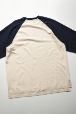 画像17: FLISTFIA (フリストフィア) Baseball 3/4 Sleeve T-Shirts [IVORY/NAVY] (17)