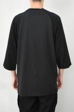 画像5: FLISTFIA (フリストフィア) Baseball 3/4 Sleeve T-Shirts [CHARCOAL/BLACK] (5)