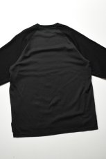 画像17: FLISTFIA (フリストフィア) Baseball 3/4 Sleeve T-Shirts [CHARCOAL/BLACK] (17)