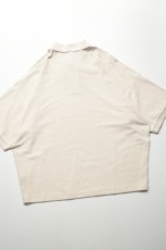 画像17: handvaerk (ハンドバーク) PIQUE S/S TAPERED BIG POLO SHIRT [LT.GREY] (17)
