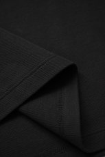画像16: handvaerk (ハンドバーク) PIQUE S/S TAPERED BIG POLO SHIRT [CARBON BLACK] (16)