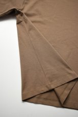 画像14: handvaerk (ハンドバーク) 30/2 CREW NECK S/S T-SHIRT [BROWN KHAKI] (14)