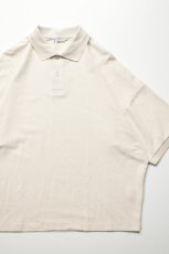 画像1: handvaerk (ハンドバーク) PIQUE S/S TAPERED BIG POLO SHIRT [LT.GREY] (1)