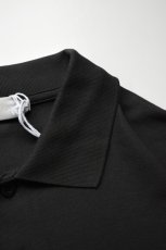 画像11: handvaerk (ハンドバーク) PIQUE S/S TAPERED BIG POLO SHIRT [CARBON BLACK] (11)