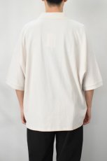 画像5: handvaerk (ハンドバーク) PIQUE S/S TAPERED BIG POLO SHIRT [LT.GREY] (5)