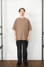 画像6: handvaerk (ハンドバーク) 30/2 CREW NECK S/S T-SHIRT [BROWN KHAKI] (6)
