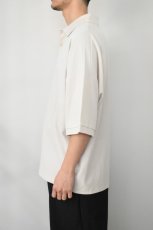 画像4: handvaerk (ハンドバーク) PIQUE S/S TAPERED BIG POLO SHIRT [LT.GREY] (4)