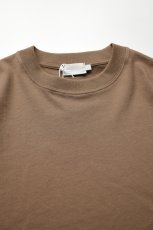 画像10: handvaerk (ハンドバーク) 30/2 CREW NECK S/S T-SHIRT [BROWN KHAKI] (10)