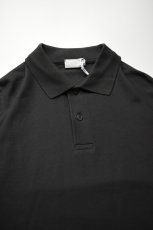 画像10: handvaerk (ハンドバーク) PIQUE S/S TAPERED BIG POLO SHIRT [CARBON BLACK] (10)