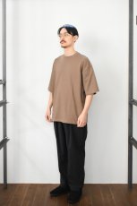 画像7: handvaerk (ハンドバーク) 30/2 CREW NECK S/S T-SHIRT [BROWN KHAKI] (7)