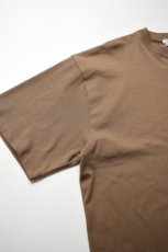 画像12: handvaerk (ハンドバーク) 30/2 CREW NECK S/S T-SHIRT [BROWN KHAKI] (12)