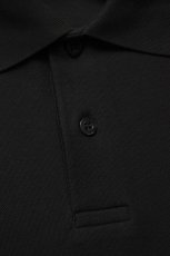 画像12: handvaerk (ハンドバーク) PIQUE S/S TAPERED BIG POLO SHIRT [CARBON BLACK] (12)