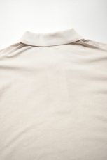 画像18: handvaerk (ハンドバーク) PIQUE S/S TAPERED BIG POLO SHIRT [LT.GREY] (18)