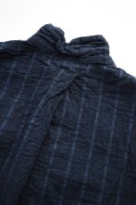 画像12: TENDER Co. (テンダー) Type 469 Short Sleeve Flipped Collar Shirt [AIRBAG CAMBRIC/HADAL BLUE] (12)