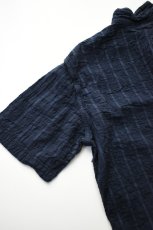 画像13: TENDER Co. (テンダー) Type 469 Short Sleeve Flipped Collar Shirt [AIRBAG CAMBRIC/HADAL BLUE] (13)