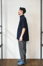 画像19: TENDER Co. (テンダー) Type 469 Short Sleeve Flipped Collar Shirt [AIRBAG CAMBRIC/HADAL BLUE] (19)
